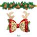 Glitter Christmas Hair Clip Cute Christmas Hair Clips Fashion Christmas Bows Clip Christmas Barrettes Christmas Hair Accessories for Women Christmas Party Supplies - Buy Online on SooperMarket.com