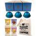 Nespresso Vertuo Odacio Coffee Capsules 3 Boxes (30 Pods) Bundled with Border Biscuits Selection & Giftable Tote Bag