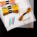 5 Pieces 7 Count Plastic Mesh Canvas Sheets for Embroidery with Needles - 10.2 x 13.2 inch - Ideal for Crafting, Knitting, and Crochet Projects - Buy Online on SooperMarket.com