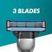 Gillette Mach3 Men's Razor + 12 Razor Blade Refills - Smooth Shave with 3 Blades - Buy Online on SooperMarket.com