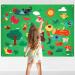 Poaiela Farm Animal Felt Board Set - Interactive Early Learning Storytelling Playset for Kids | 3.3ft Reusable Wall Hangers for Toddlers & Young Girls - Buy Online on SooperMarket.com