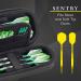 Casemaster Sentry Dart Case - Slim EVA Shell for Steel and Soft Tip Darts - Holds 6 Darts with Built-in Storage - Black - Buy Online on SooperMarket.com