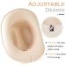 Lisianthus Wide Brim Cowboy Hat - Diamond Shaped Beige Medium - Unisex Western Outdoor Felt Hat - Buy Online on SooperMarket.com