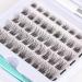 SISILILY 45 Cluster Lashes C Curl DIY Eyelash Extension Kit | Reusable 3D False Eyelashes with Glue and Tweezer | 10/12/14/15/16mm Length | DM04 - Buy Online on SooperMarket.com