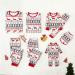 PatPat Family Christmas PJs Matching Sets - Reindeer & Snowflake Patterned Sleepwear for Couples and Kids (Kids 6-7 Years, Elks White) - Buy Online on SooperMarket.com