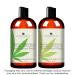 Hemp Hydrating Shampoo & Conditioner Set - 16 oz | Sulfate Free All Natural for Color Treated & Curly Hair | Men & Women - Buy Online on SooperMarket.com