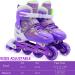 PETUOL Kids Adjustable Roller Skates | Full Light Up Wheels | Girls & Ladies Small Size (11J-1) - Buy Online on SooperMarket.com