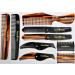 Barbers Vintage Classic Hair Comb for Men - Tortoise Shell Finish | Handmade Fine & Coarse-Tooth Grooming Comb (18cm) - Buy Online on SooperMarket.com