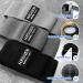 Hurdilen Exercise Loop Bands Resistance Bands Set with 3 Resistance Levels of Workout Bands and Carrying Case and Workout Manual Support for Gym Pilates Yoga Crossfit Muscle Building etc. (Black Grey Light Grey) - Buy Online on SooperMarket.com