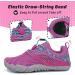 SAGUARO Kids Water Shoes - Quick Dry Aqua Athletic Sneakers for Boys and Girls (Toddler/Little/Big Kid) - Size 12.5 Little Kid - Purple/Stripe - Buy Online on SooperMarket.com