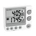 TFA Dostmann electronic 2-fold timer 38.2025 with memory function 3 volume steps LED warning light white L 91 x B 21 (30) x H 76 mm