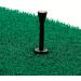 Fiberbuilt Adjustable Golf Tee - Premium Driving Range Mat Tees for Practice Net or Simulator - 2 Pack Black - Buy Online on SooperMarket.com