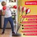 Whoobli Punching Bag for Kids with Boxing Gloves | Adjustable Stand | Boxing Bag Set Toy for Boys & Girls | Ages 3-10 (Red White) - Buy Online on SooperMarket.com