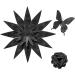 Black Glitter Cardstock Paper - 24 Sheets for Crafts, Birthday Cards, Wedding Invitations - 280gsm, 8.5x11 - Buy Online on SooperMarket.com