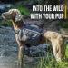 OneTigris Dog Pack for Hiking Camping Travelling Dog Backpack for Hiking Nylon Dog Harness Backpack with Side Pockets for Medium and Small Dogs L Black - Buy Online on SooperMarket.com