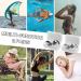 Waterproof Silicone Ear Plugs for Swimming - 2 Pack for Adults & Teens 12+, Ideal for Pool, Surfing, Kayaking, Canoeing - Black+Gray - Buy Online on SooperMarket.com