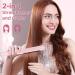 5-in-1 Wand Curling Iron Set - Ceramic Curling Wands & Hair Straightener - Fast Heat with Glove & Clip - Light Pink - International Shipping Available - Buy Online on SooperMarket.com