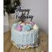 Cake Topper (Happy Birthday Black) Happy Birthday cake topper Black
