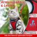 Rabbitgoo Adjustable Cat Harness & Leash Set - Reflective Soft Strap for Cats & Kittens - Red (1 Pack) - Ideal for International Shipping - Buy Online on SooperMarket.com