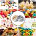 20 Pcs Empty Cosmetics Container Pots 3 Sizes Aluminium Tin Jars with Screw Lids Labels and Mini Spatula Sample Pots for Lip Balm Candle Making Cream Sample Powder Cosmetics (20ml 10ml 5ml) - Buy Online on SooperMarket.com