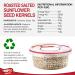 Tropgo Roasted Salted Sunflower Seed Kernels 125gr - Gluten Free Tub of Sun Flower Seeds - Non-GMO Seeds for Eating - Ready-to-Eat Snacks for Kids and Adults - Buy Online on SooperMarket.com