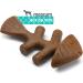 Benebone Fishbone Dog Chew Toy | Made in USA | Brown Medium Toy for Aggressive Chewers - Buy Online on SooperMarket.com