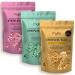 Mylee Advanced Stripless Wax Trio Set 3x250g Jasmine Eucalyptus Wild Rose Professional Hard Wax Beads Painless Hair Removal No Strips Needed Peelable Hot Wax Full Body Face Bikini Brazilian
