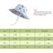 LANGZHEN Baby Girls Sun Protection Hat | Adjustable Toddler Kids Wide Brim Play Hat with Chin Strap | Octopus Design | 1-2 Years - Buy Online on SooperMarket.com
