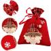 OFFSCH 3pcs Christmas Candy Bag Storage Bags Candy Bags Christmas Container Bag Cloth Small - Buy Online on SooperMarket.com