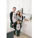 IFFEI Christmas Pyjamas Matching Family Pajama Set - Xmas Letter Print Tops & Plaid Pants Sleepwear for Women Men Kids Baby Pet - Green/Letter - Size Kids 6-7 Years - Buy Online on SooperMarket.com