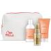 Wella Professionals Nutri Enrich Reiseset - Nourishing care for stressed hair - set made of 100 ml shampoo 75 ml hair mask and 30 ml oil reflection hair oil - including cosmetic bag