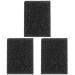 FRCOLOR 3 Pcs Black Makeup Sponge Stipple Block Stipple Sponge Makeup Professional Face Paint Face Sponge Face Cleaner Props Top Coat Cosmetic Bag Makeup Tools Human Body Black