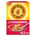 Post Honey Bunches of Oats with Strawberries Breakfast Cereal, Honey Oats and Strawberry Cereal, 16.5 OZ Box