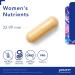 Pure Encapsulations Women's Nutrients - Multivitamin for Women Over 40 to Support Cell Health & Eye Integrity* - With Vitamin C Vitamin E & Vitamin A - 180 Capsules - Buy Online on SooperMarket.com