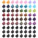 Mini Hair Claw Clips for Girls and Women  Sublaga 72 Pcs Small Hair Clips Pins Clamps Non Slip Tiny Plastic Jaw Clips