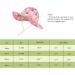LANGZHEN Baby Girls Sun Protection Hat with Chin Strap, Pineapple Design - 1-2 Years - Buy Online on SooperMarket.com