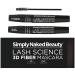 3D Lash Fiber Mascara Dark Brown - Water Resistant Lengthening Tubing Mascara for Volume - Non Toxic Hypoallergenic - Buy Online on SooperMarket.com