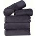 SELVEE 100% Egyptian Cotton Grey Wash Cloth Set - Pack of 5 Luxury Face and Body Towels - Soft & Premium 650 GSM Face Cloths (12X12) - Buy Online on SooperMarket.com