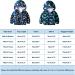 JinBei Toddler Kids Hooded Jacket - Waterproof Windbreaker Coat for Boys | 1-7 Years - 120 Bleu - Buy Online on SooperMarket.com