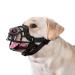 Oneigris muzzle soft muzzle for dogs Durable rubber adjustable belt strap Suitable for muzzle baskets of medium and large dogs Prevention of barks biting and chewing (XL)