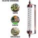 Stylish Bronze Outdoor Thermometer - Perfect for Garden Wall Greenhouse & Garage | Easy to Hang - Buy Online on SooperMarket.com