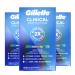 Gillette Clinical Antiperspirant and Dedorant for Men Arctic Ice 1.7oz (Pack of 3) Artic Ice (Pack of 3) 1.7 Ounce (Pack of 3)