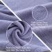 JEFFSUN Colorful Cotton Washcloths 6-Pack | Ultra Soft & Absorbent 13x13 Inch Bathroom Face Cloths - Buy Online on SooperMarket.com