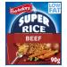 Batchelors Super Rice Beef Flavour Packet Ready Meal 90 g (Pack of 11)