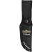 Camillus 19232 Western Black River Knife - 9.5cm Titanium Bonded Blade with Ballistic Nylon Sheath Durable PP/TPE Handle Black/Silver - Perfect for Outdoor Adventures - Buy Online on SooperMarket.com