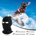 Skhaovs 2 Pack Knitted Sturm Hood Warm Winter Ski Mask Balaclava for Men & Women | Black Full Face Mask for Outdoor Sports - Buy Online on SooperMarket.com