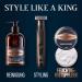 King C. Gillette Beard Balm for Men (100ml) - Shea Butter Argan Oil & Cocoa Butter - Ideal Beard Care & Gift - Buy Online on SooperMarket.com