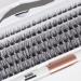 SISILILY Lash Extension Kit - DIY Natural Cluster Lashes with Glue, Tweezers & Bond - C D Curl 10/12/14/15/16mm - 120 Clusters (DM17-mix) - Buy Online on SooperMarket.com