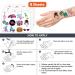 50s Temporary Tattoos (96PCS) - Birthday Party Decorations & Favors for Fans | Women, Men, Boys, Girls | School Prizes & Gifts - Buy Online on SooperMarket.com