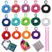 Windspeed 336 Pcs Loop Potholder, 14 Colors Elastic Potholder Loom Loops Weaving Loom Loops for Kids Weaving Loom Kit Toys with 2 Pcs Crochet Hooks for DIY Crafts Supplies